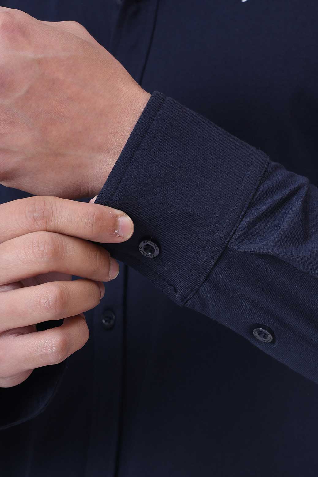 Aero Fullsleeves Shirt Navy - Image 4