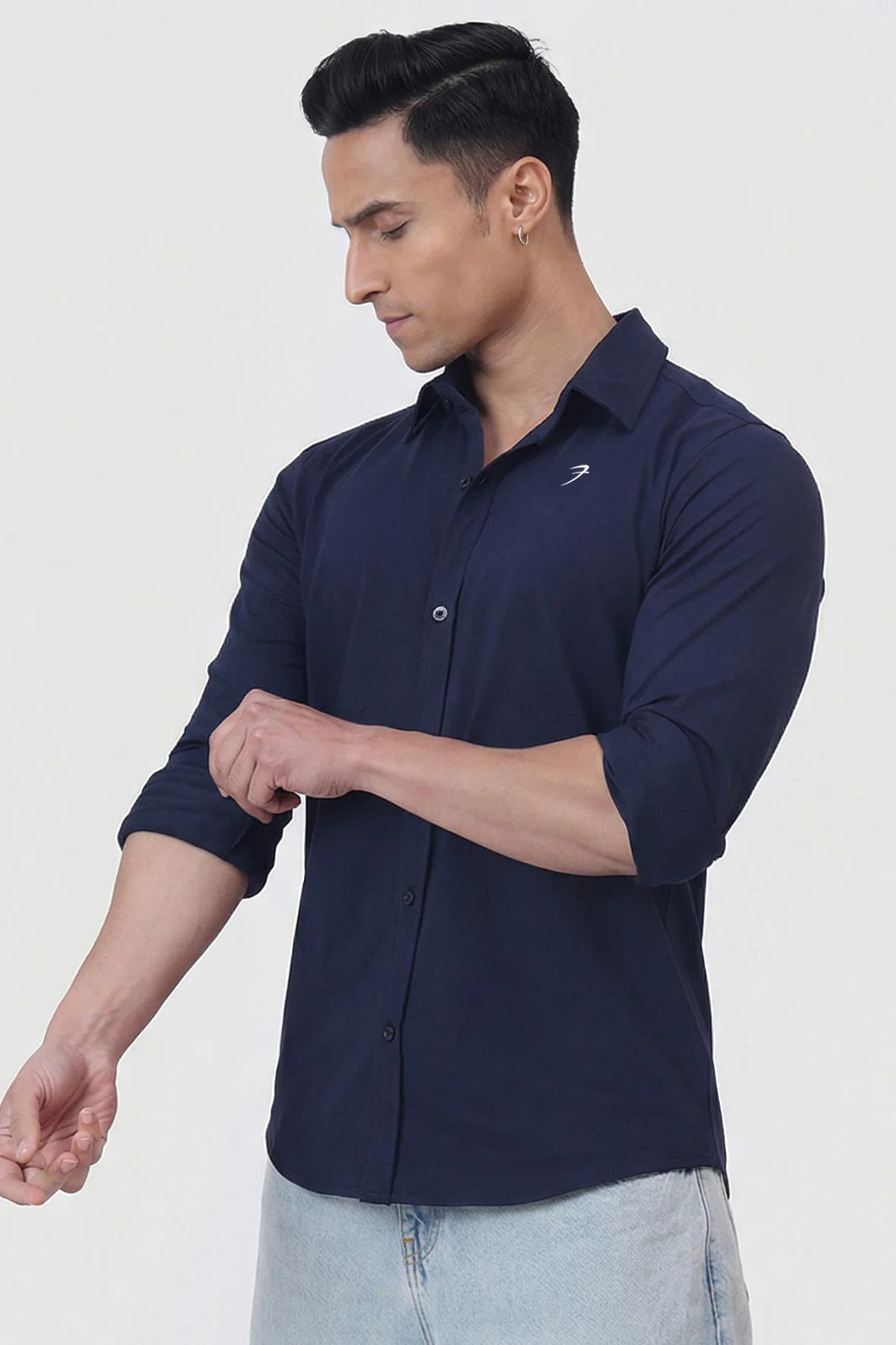 Aero Fullsleeves Shirt Navy - Image 5