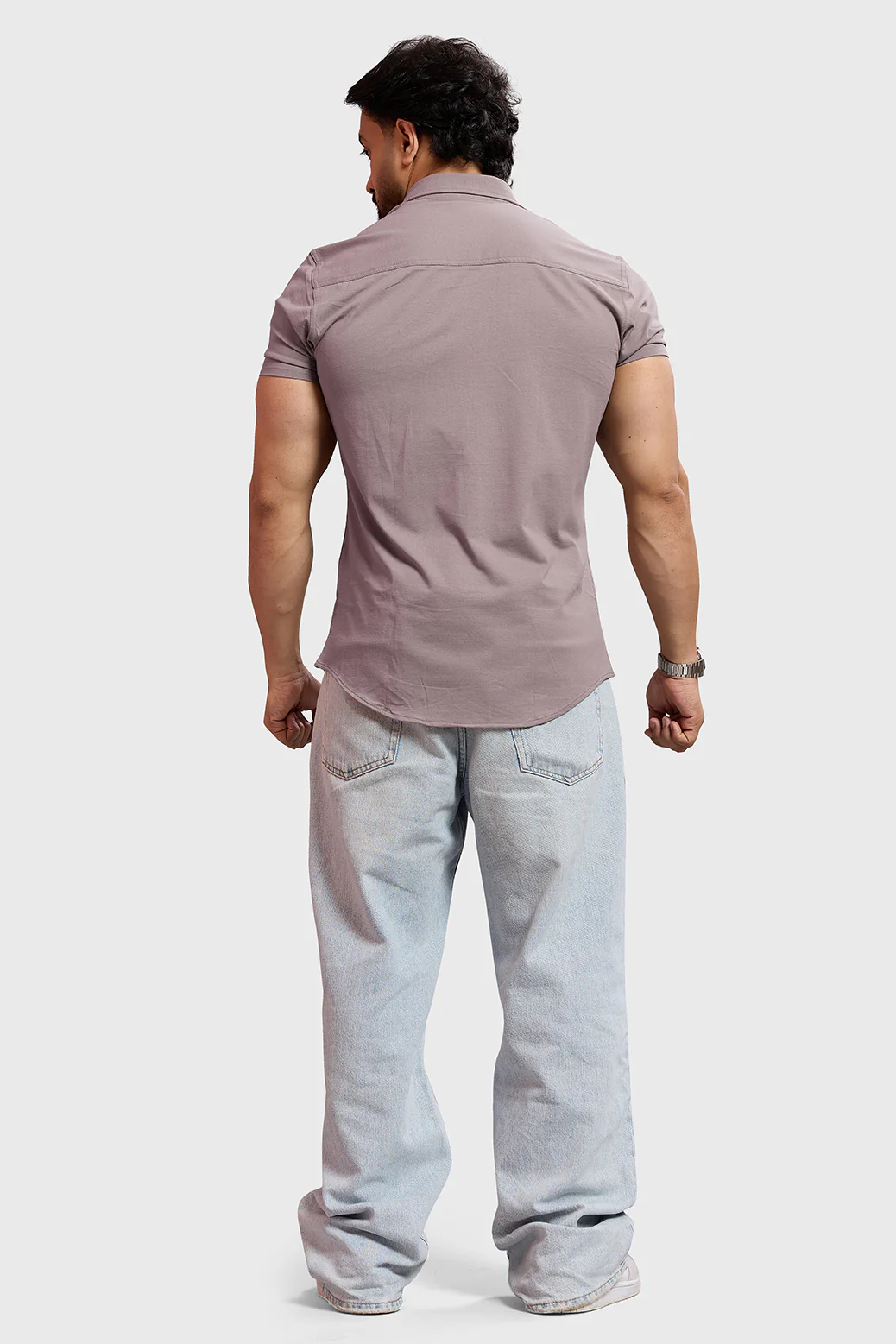 Aero Shirt Pastel Brown - Image 6
