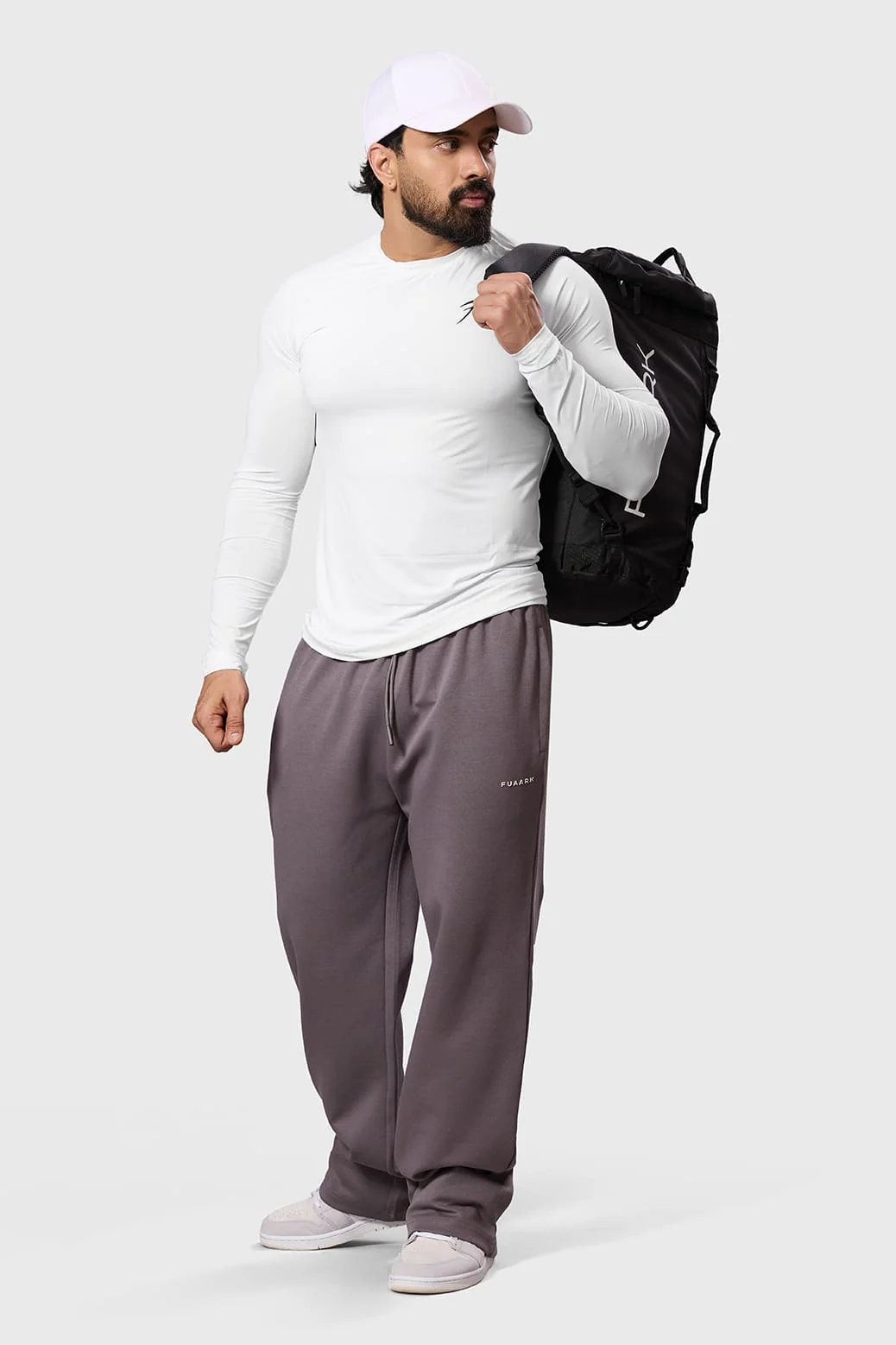 Bare Nylon Fullsleeves T-shirt White - Image 2