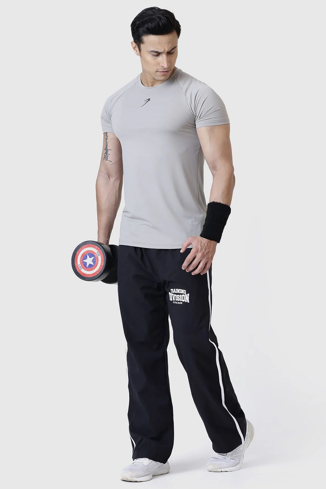 Bare Nylon T-shirt Light Grey - Image 2
