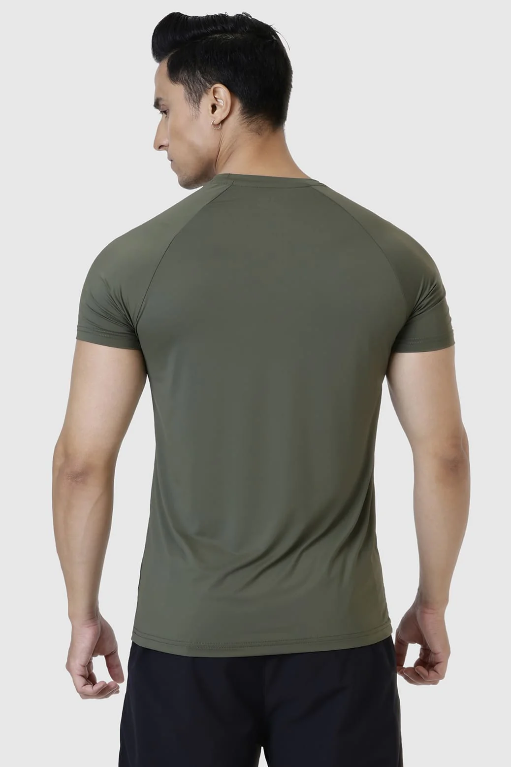 Bare Nylon T-shirt Olive - Image 6
