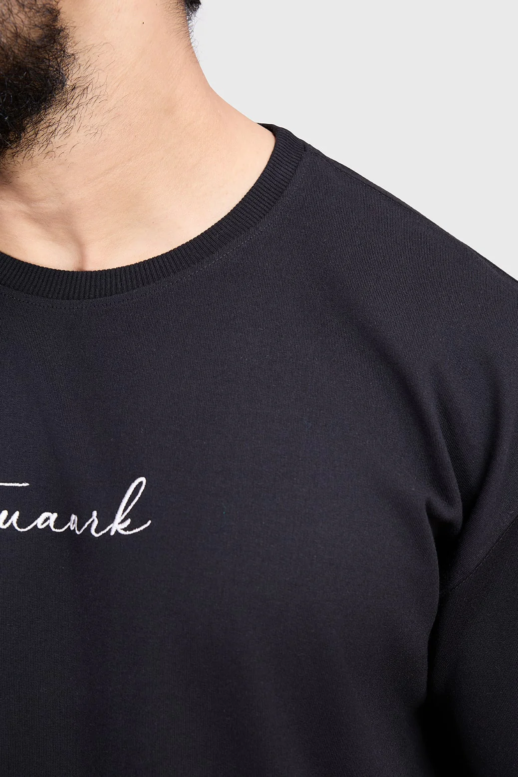 Bold Oversized T-shirt Black - Image 4
