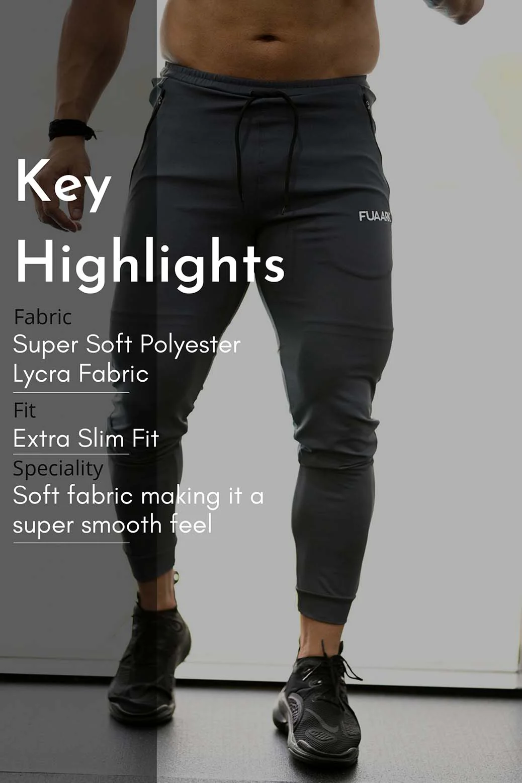 Breathe Joggers Grey - Image 6