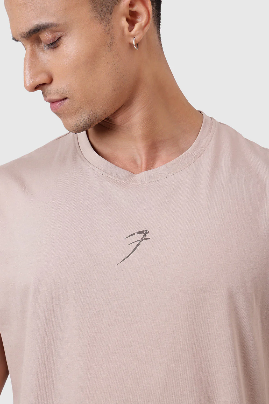 Brisk Capsleeves T-shirt Beige - Image 3