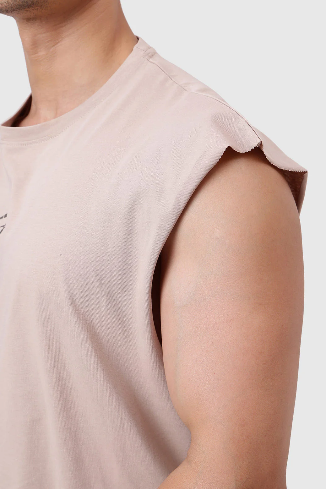 Brisk Capsleeves T-shirt Beige - Image 4