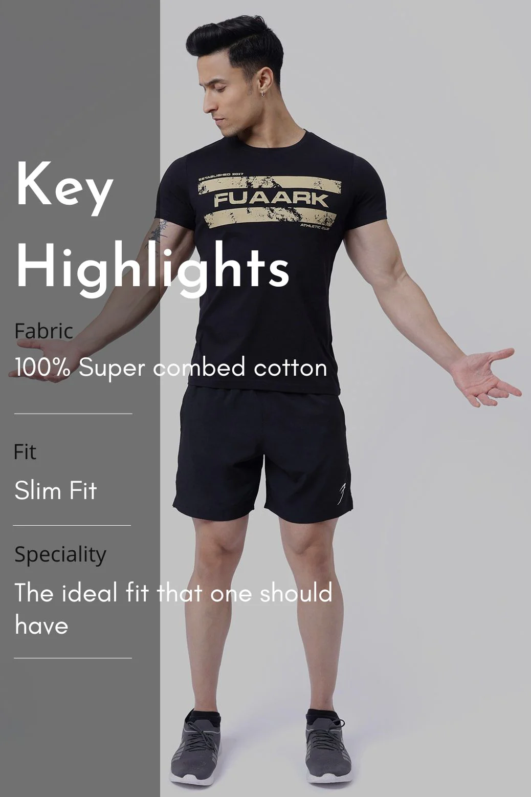 Brisk Fuaark T-shirt Black - Image 6