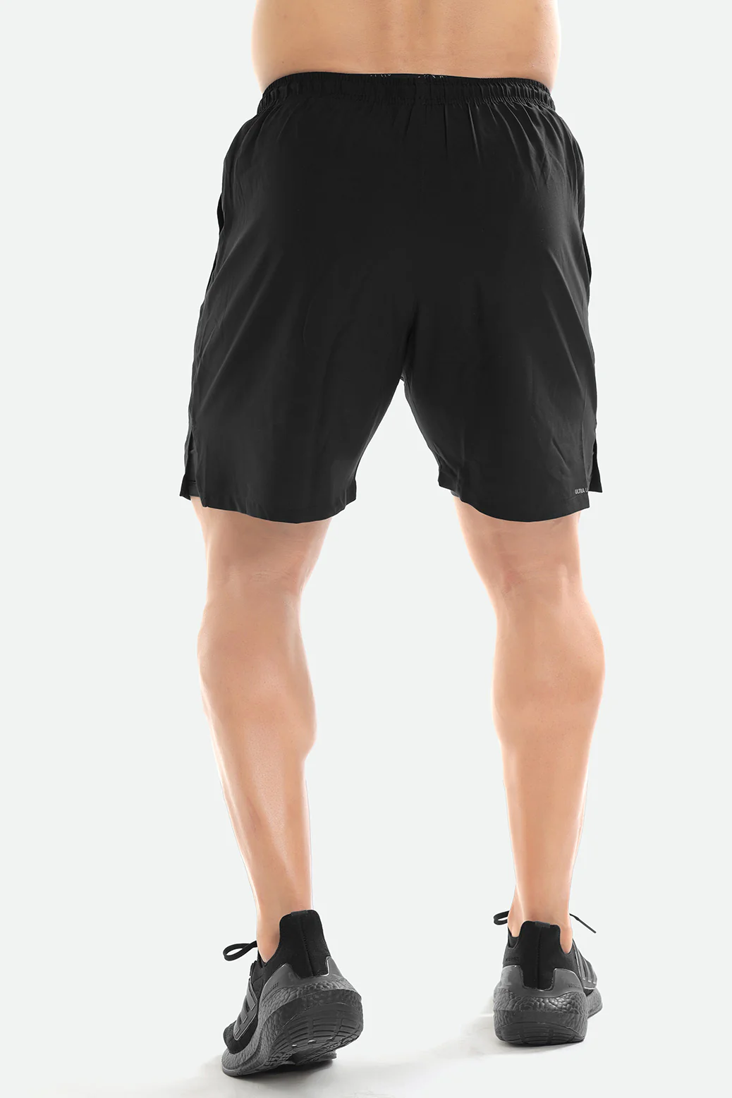 Blaze Nylon T-shirt Grey and 2 in 1 Compression Shorts Black - Image 7