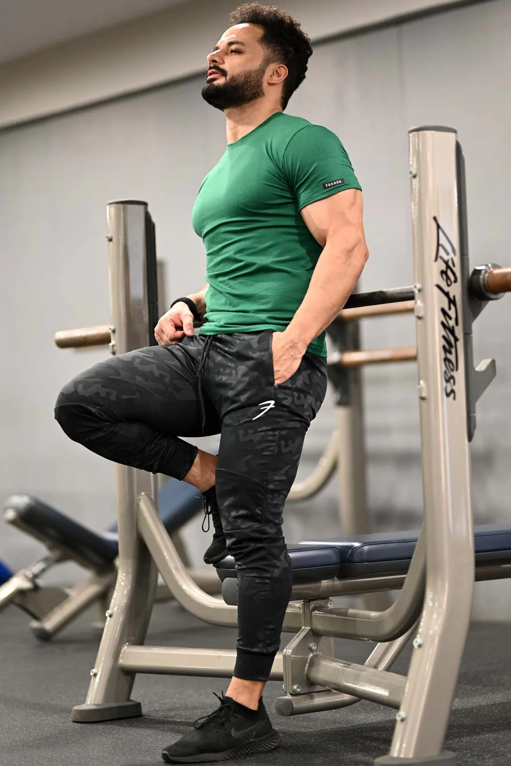 Camo Joggers Black - Image 2