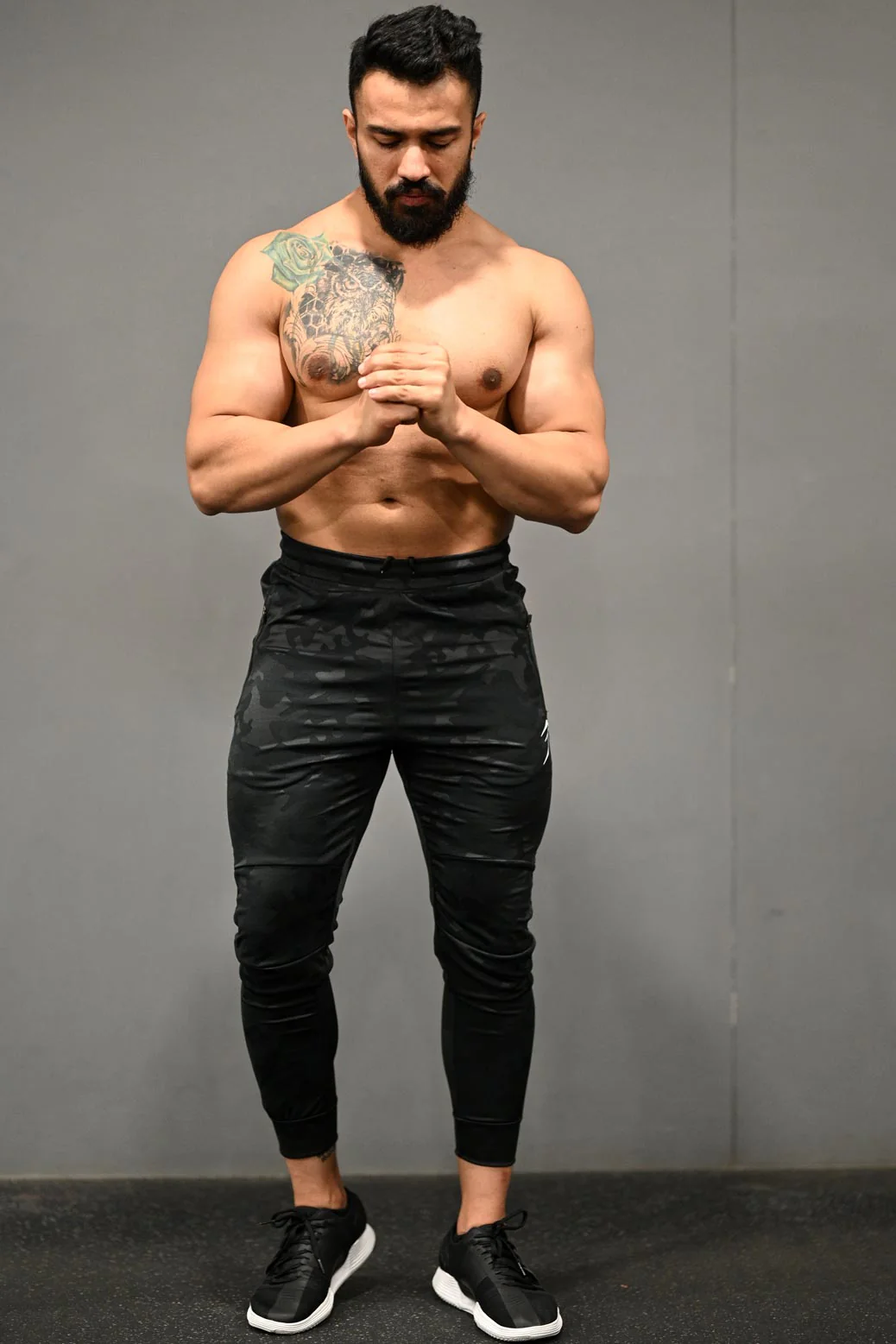 Camo Joggers Black - Image 4