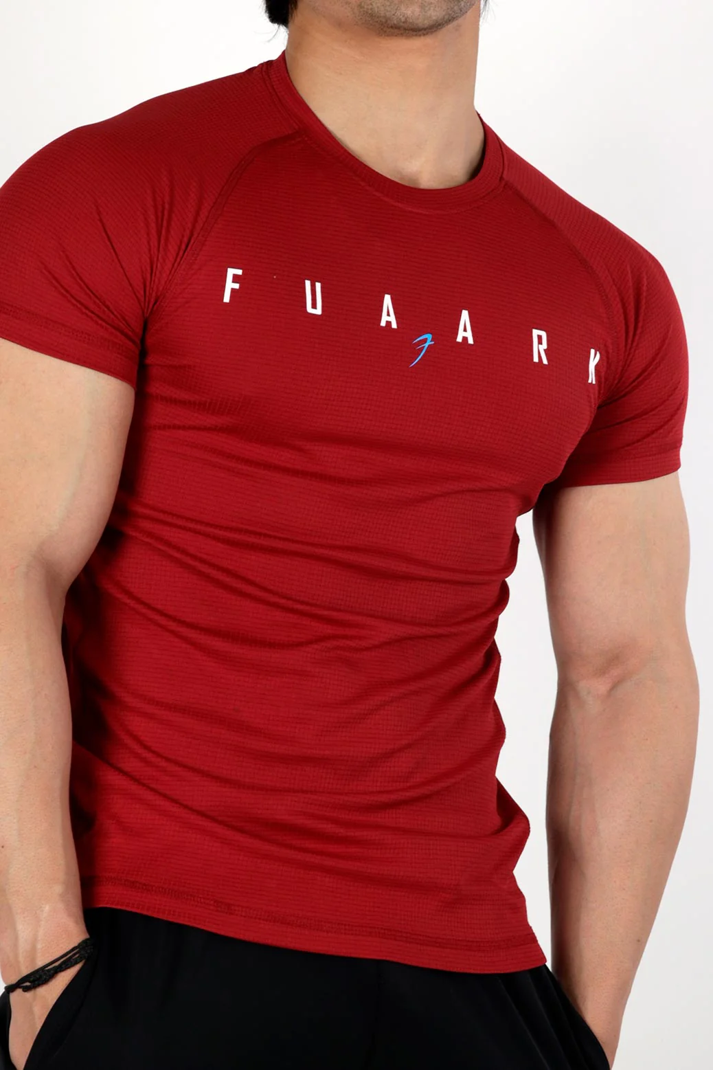 Checks T-shirt Maroon - Image 5