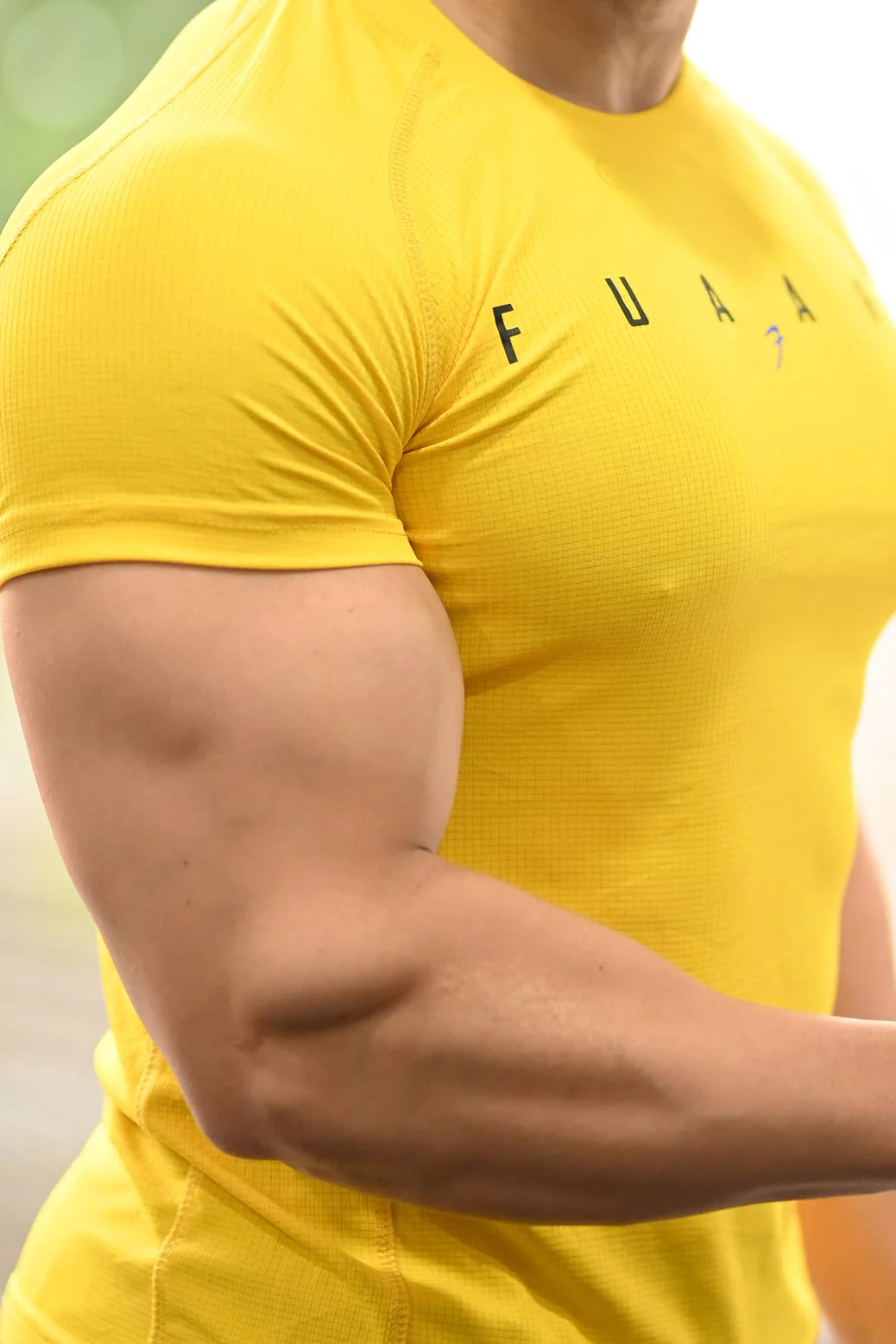 Checks T-shirt Yellow - Image 3