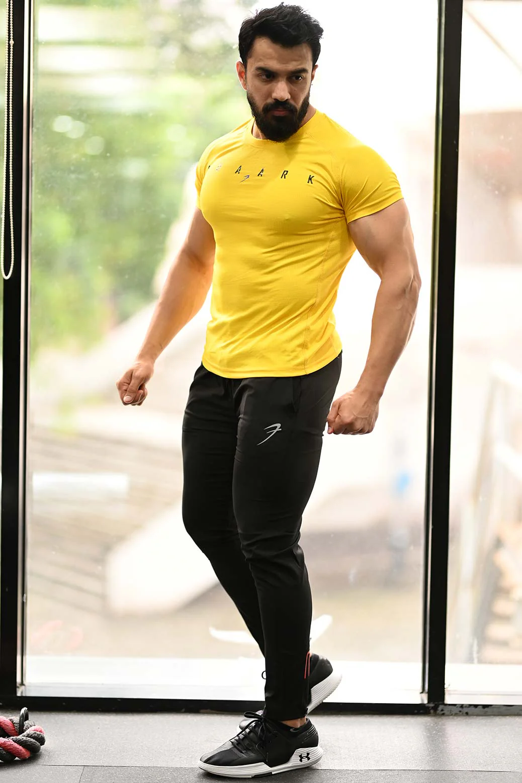 Checks T-shirt Yellow - Image 5