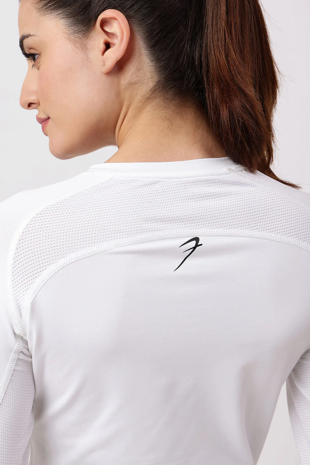 Compression 2.0 Full Sleeves T-shirt White - Image 5