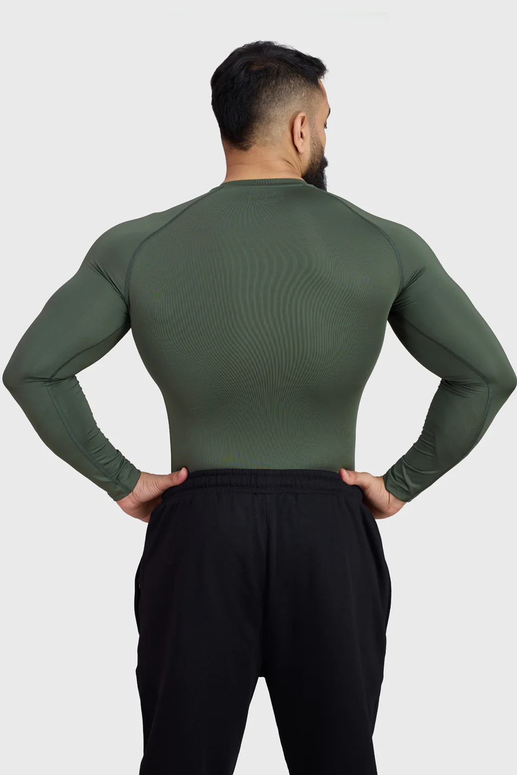 Compression Fullsleeves T-shirt Olive - Image 6