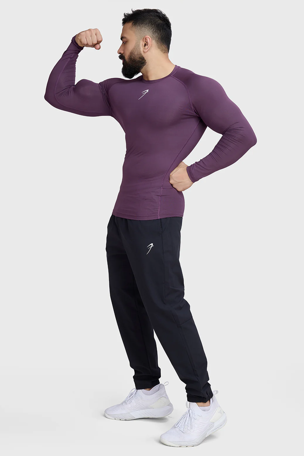 Compression Fullsleeves T-shirt Plum - Image 6