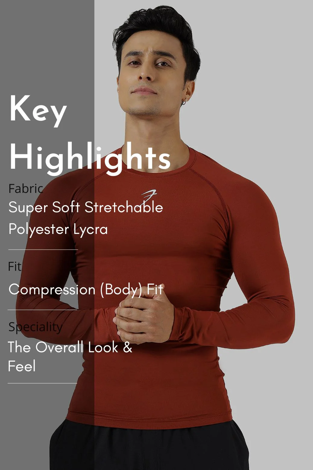 Compression Fullsleeves T-shirt Salsa - Image 7
