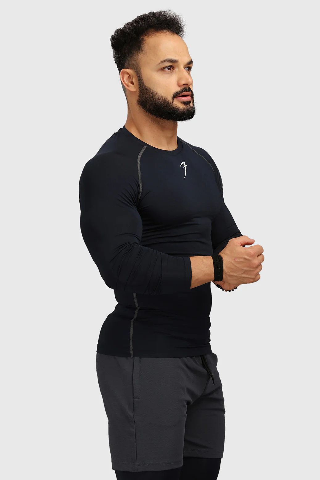 Compression Fullsleeves T-shirt Navy - Image 4