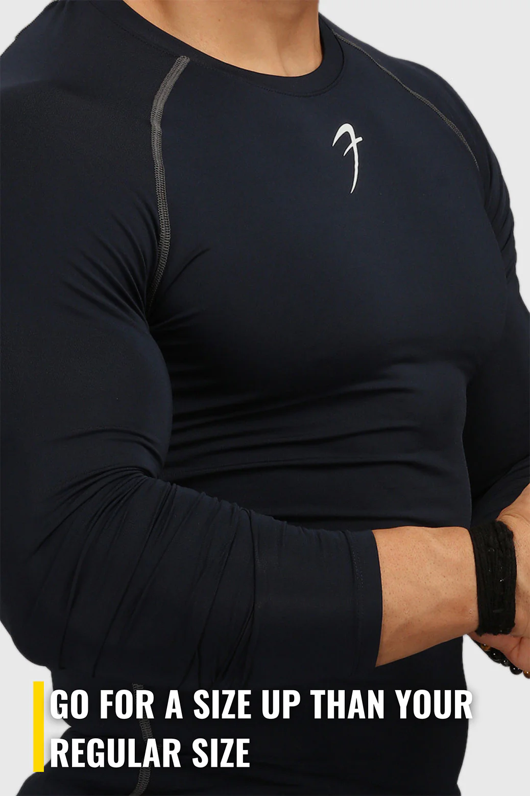 Compression Fullsleeves T-shirt Navy - Image 6