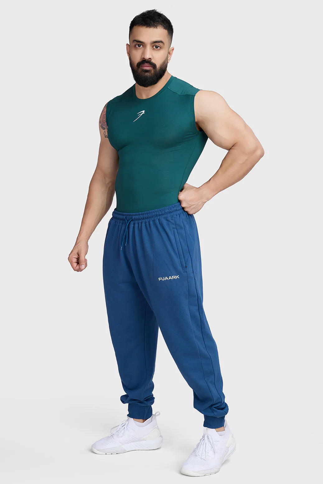 Compression Sleeveless Tank Emerald Green - Image 2