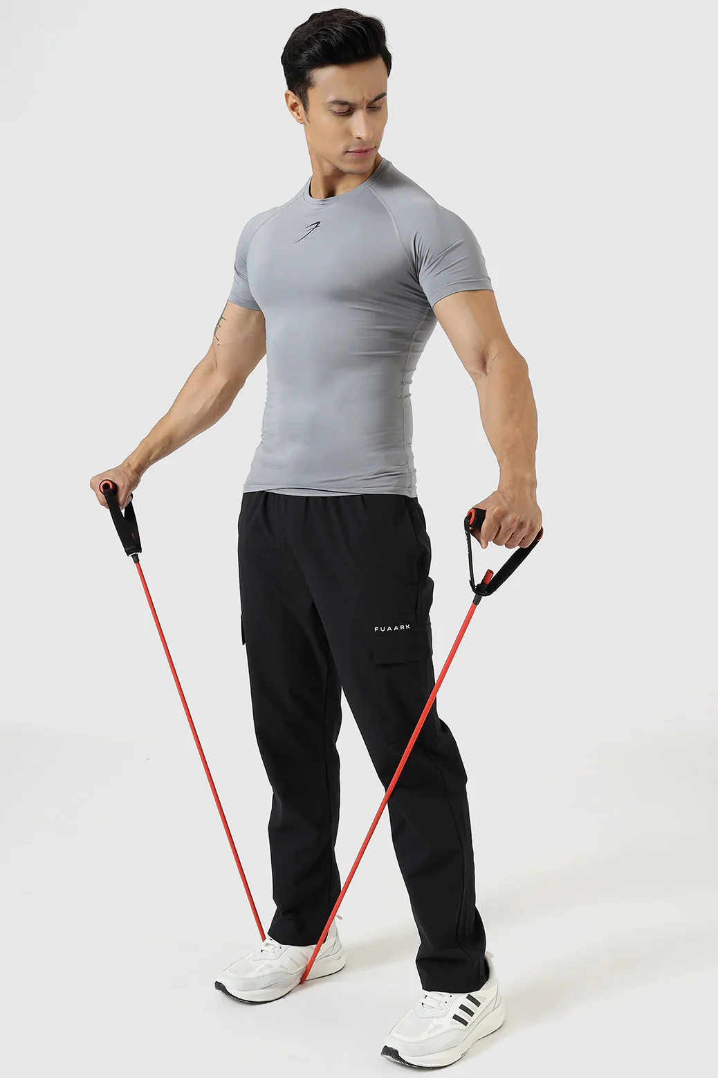 Compression T-shirt Sea Grey - Image 2