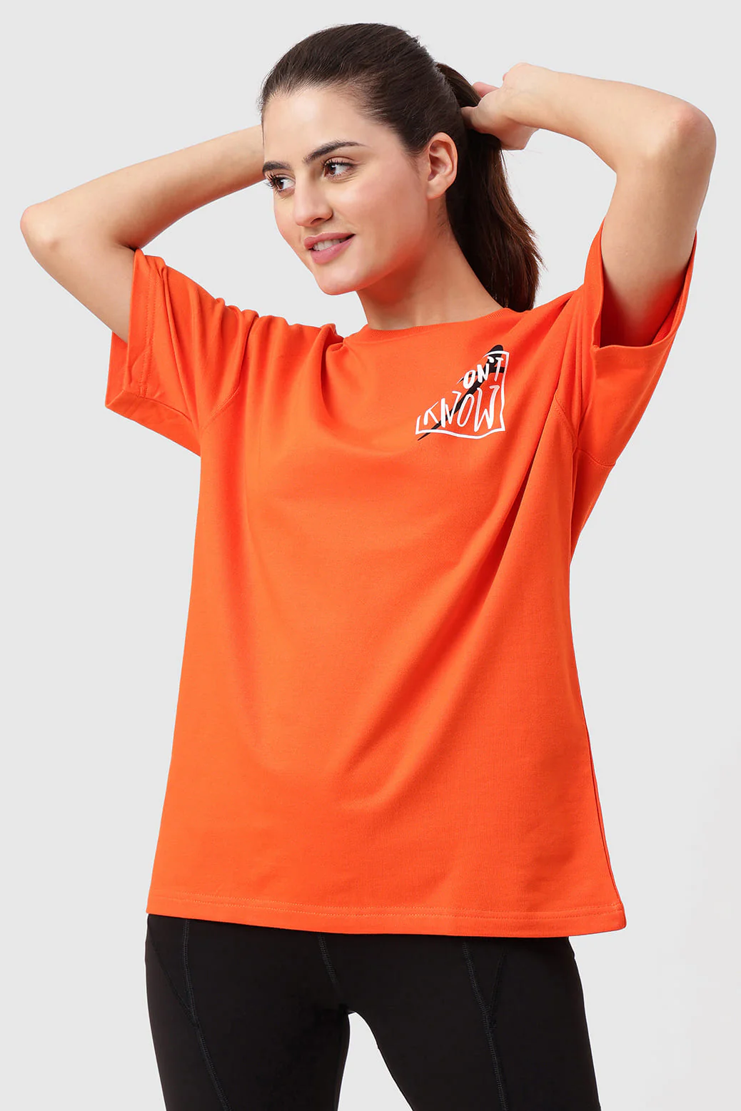 Dapper Oversized T-shirt Orange - Image 4