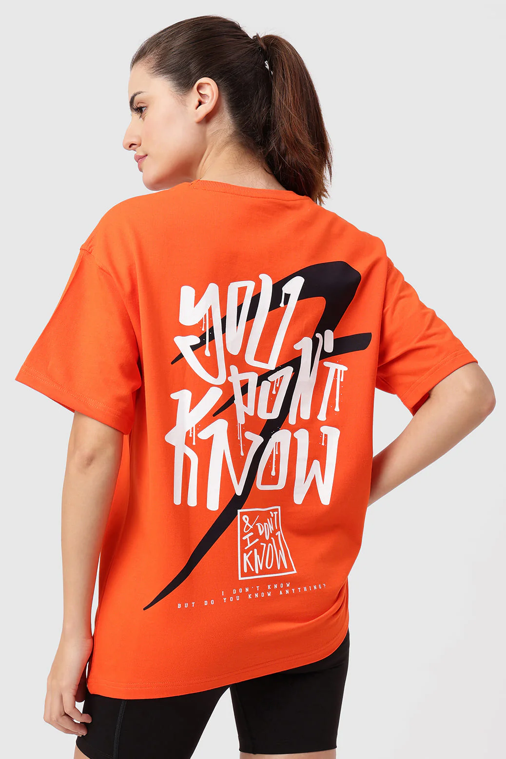 Dapper Oversized T-shirt Orange - Image 6