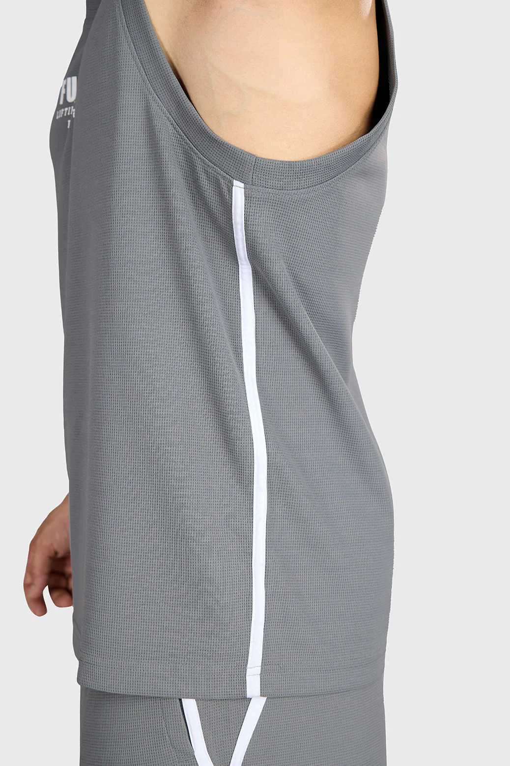 Drip Oversized Tank Dark Grey - Image 4