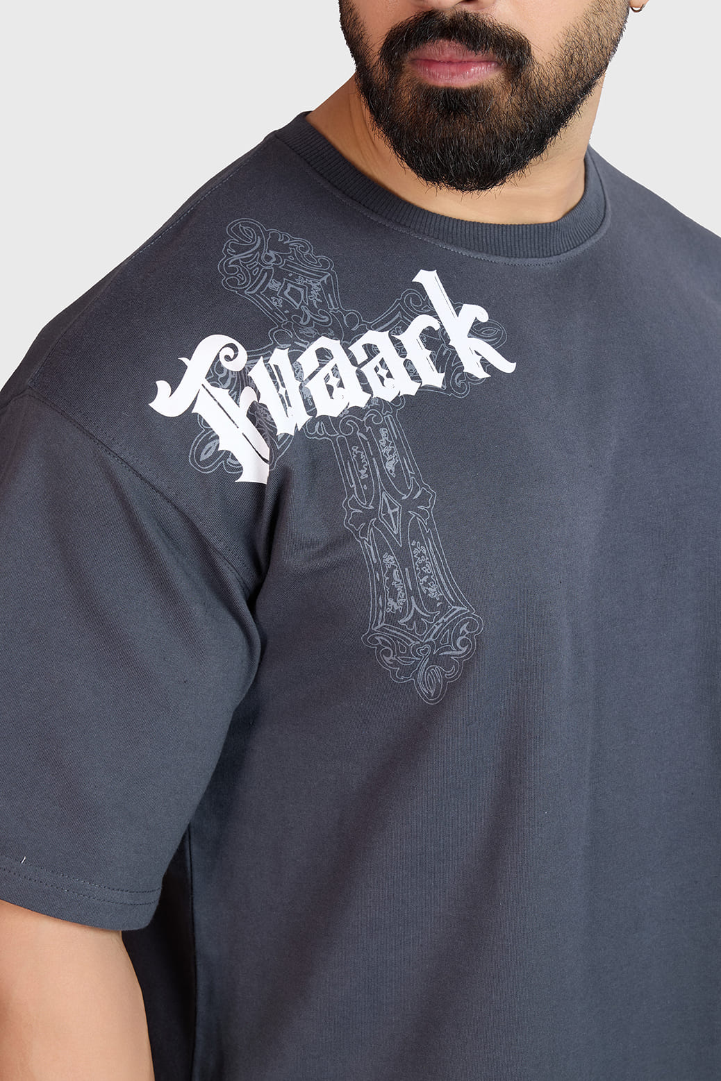 Eagle Oversized T-shirt Dark Grey - Image 3