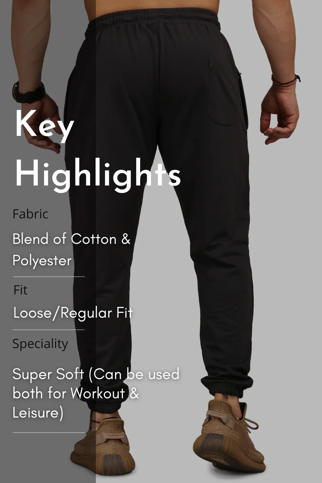 Fall Regular Sports Joggers Grey - Image 8