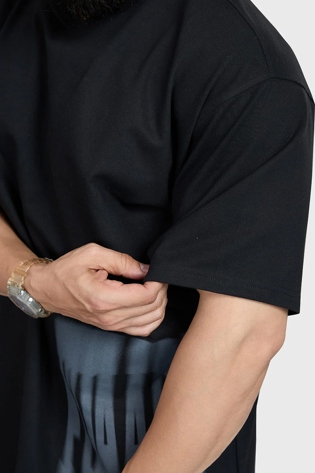 Gorilla Oversized T-shirt Black - Image 6