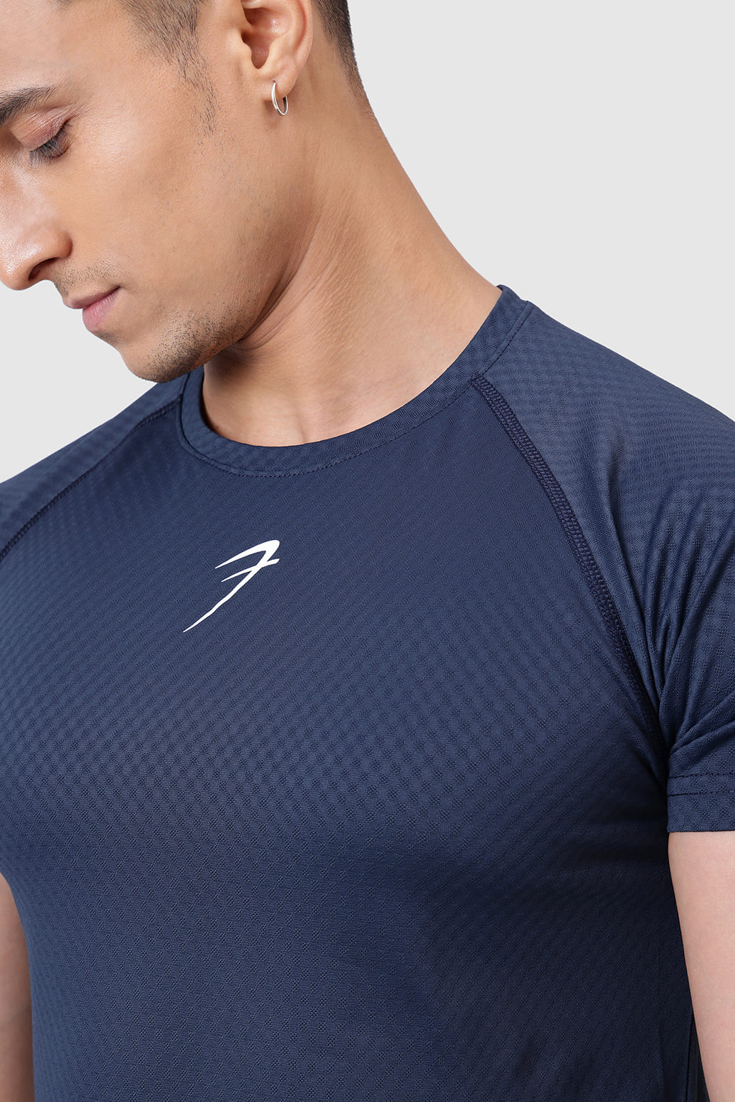 Grain T-shirt Navy - Image 3