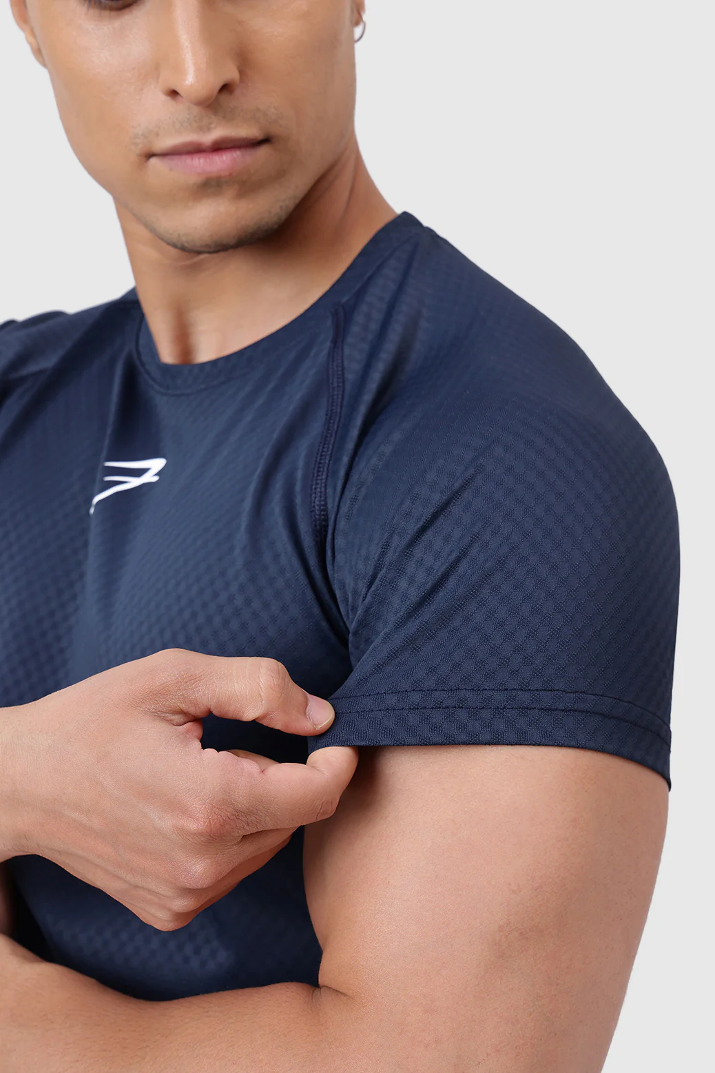 Grain T-shirt Navy - Image 4