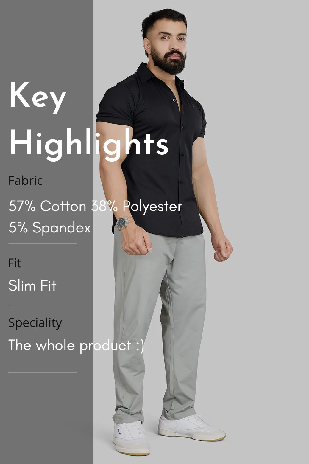 Aero Shirt Black - Image 9