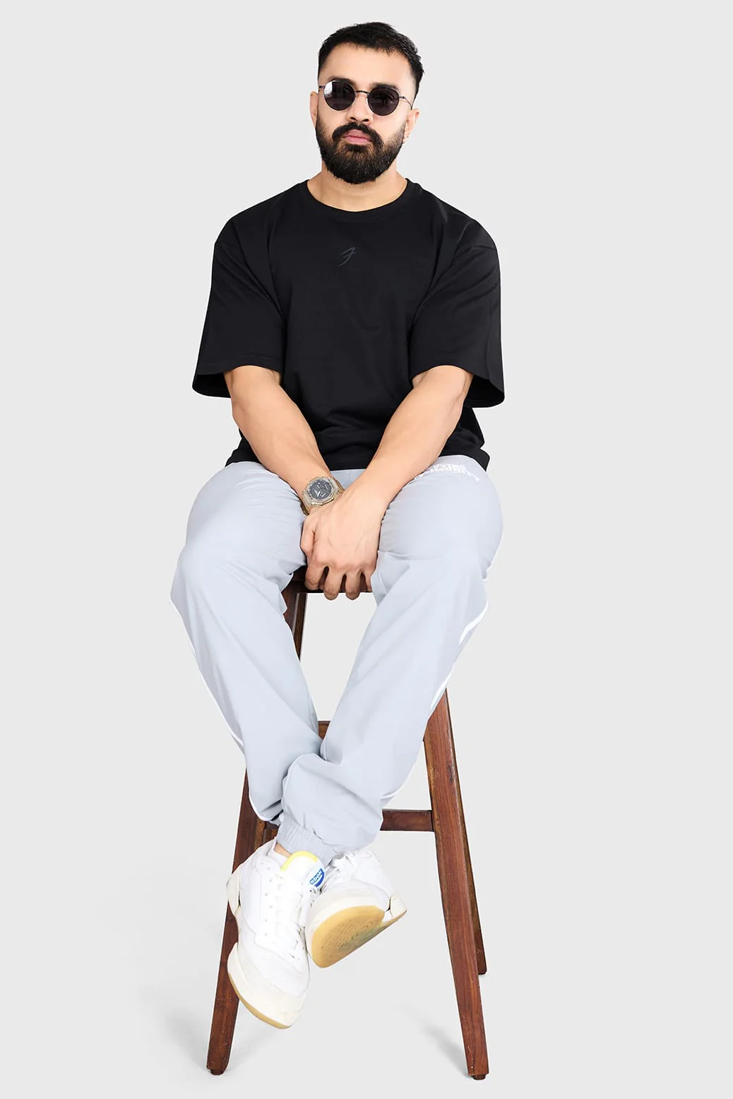Heavyweight Oversized T-shirt Black - Image 3