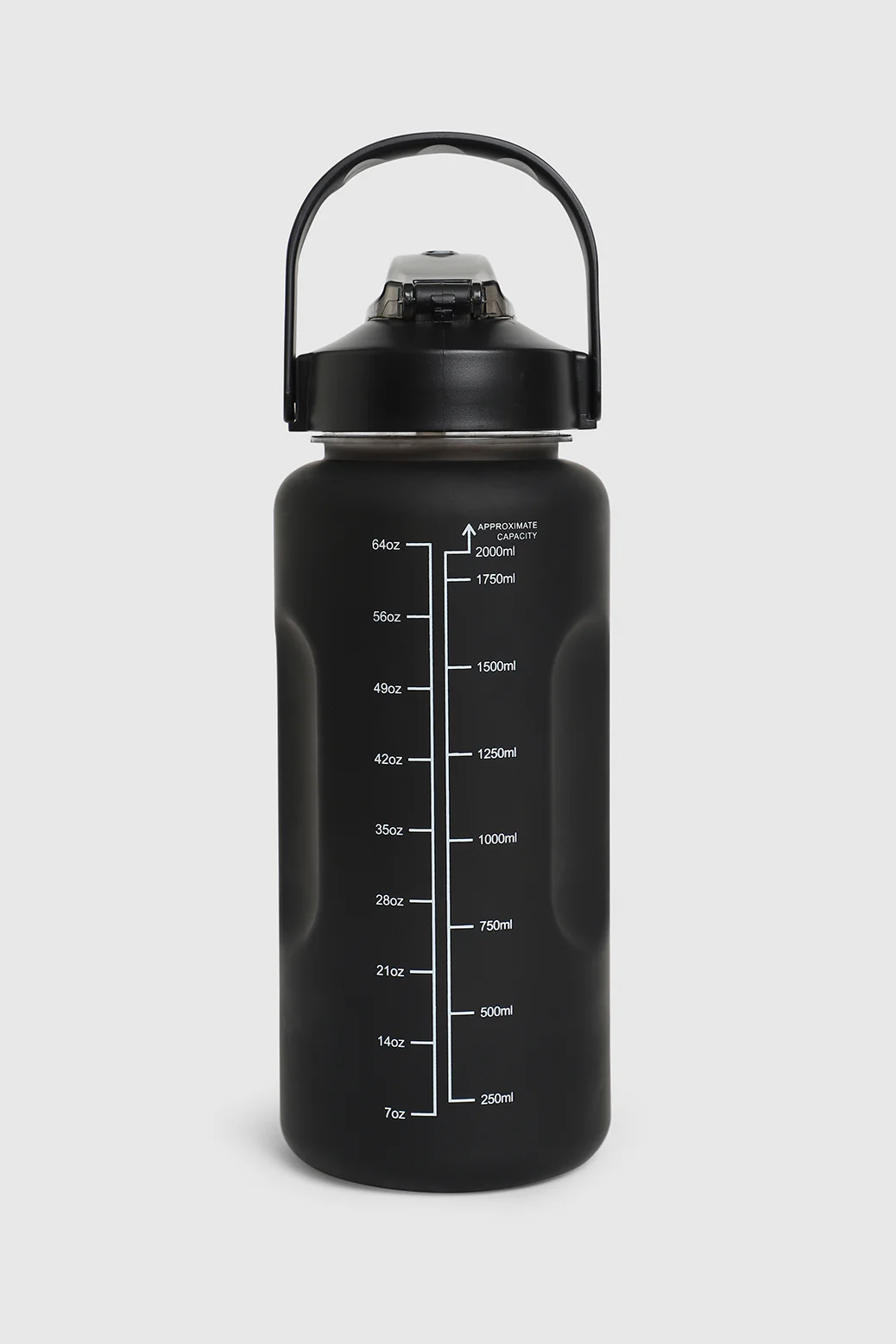 Hydrate 2 Ltr Gallon Bottle Black - Image 6