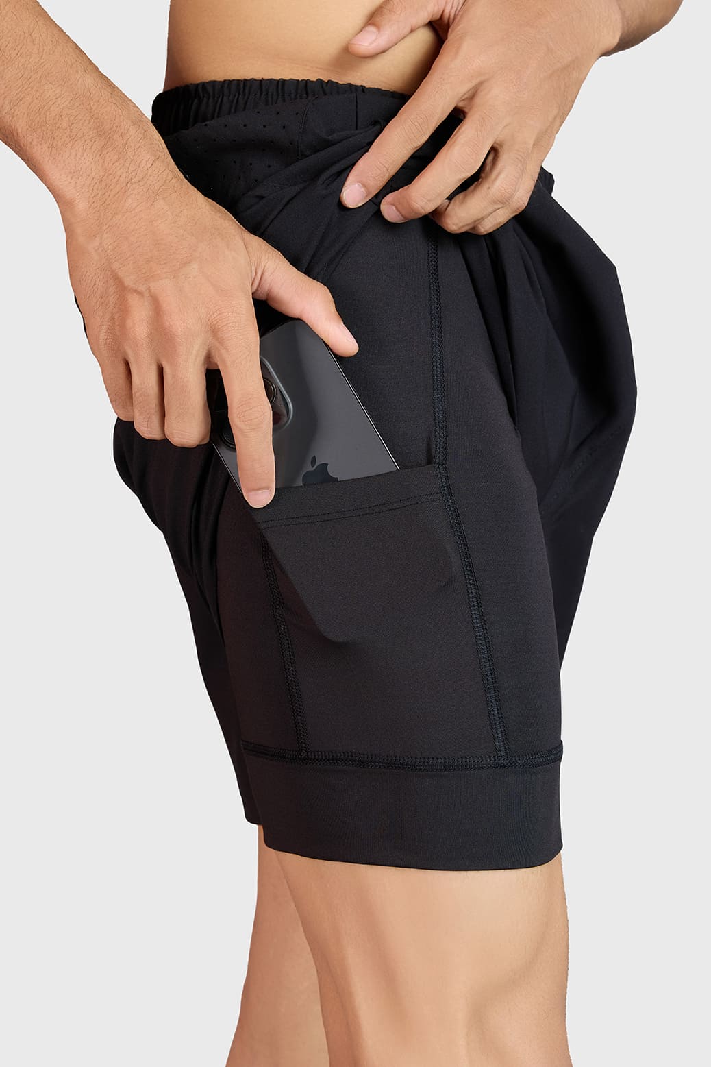 Hyper 5" Running Shorts Black - Image 3