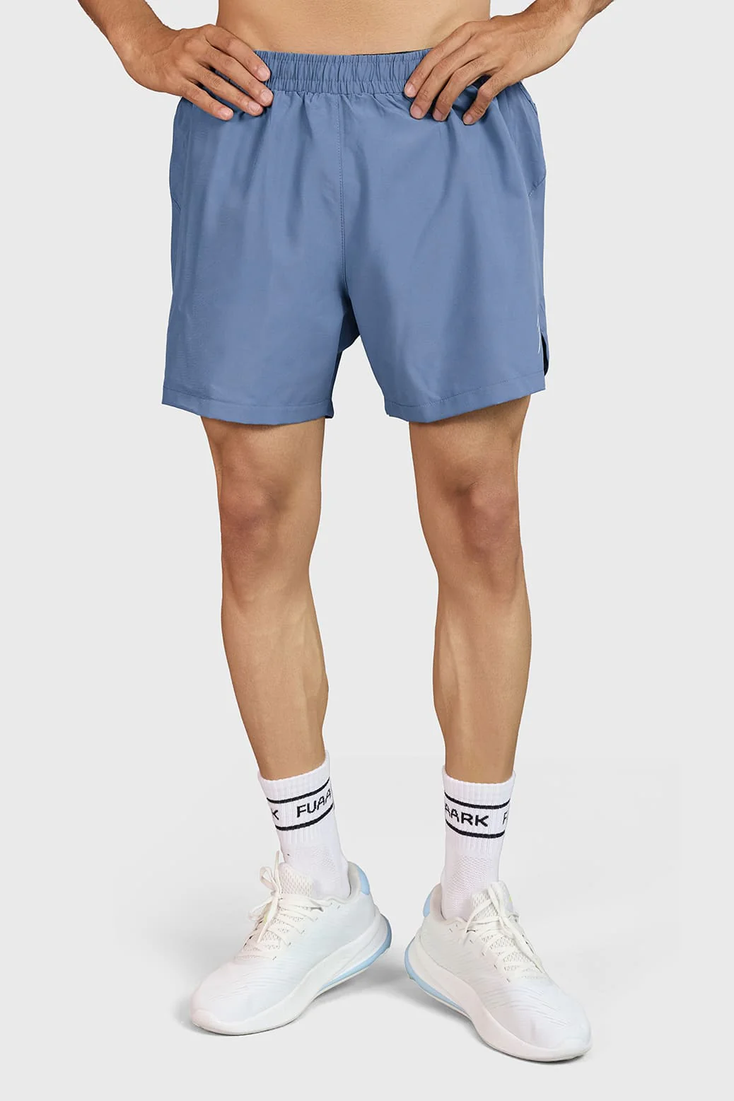 Hyper 5" Running Shorts Light Grey - Image 5
