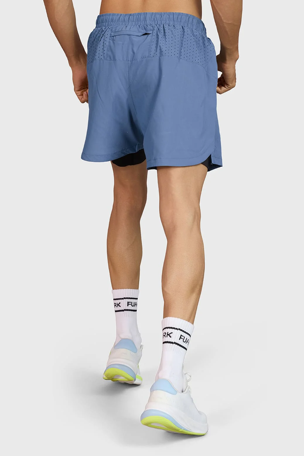 Hyper 5" Running Shorts Light Grey - Image 6