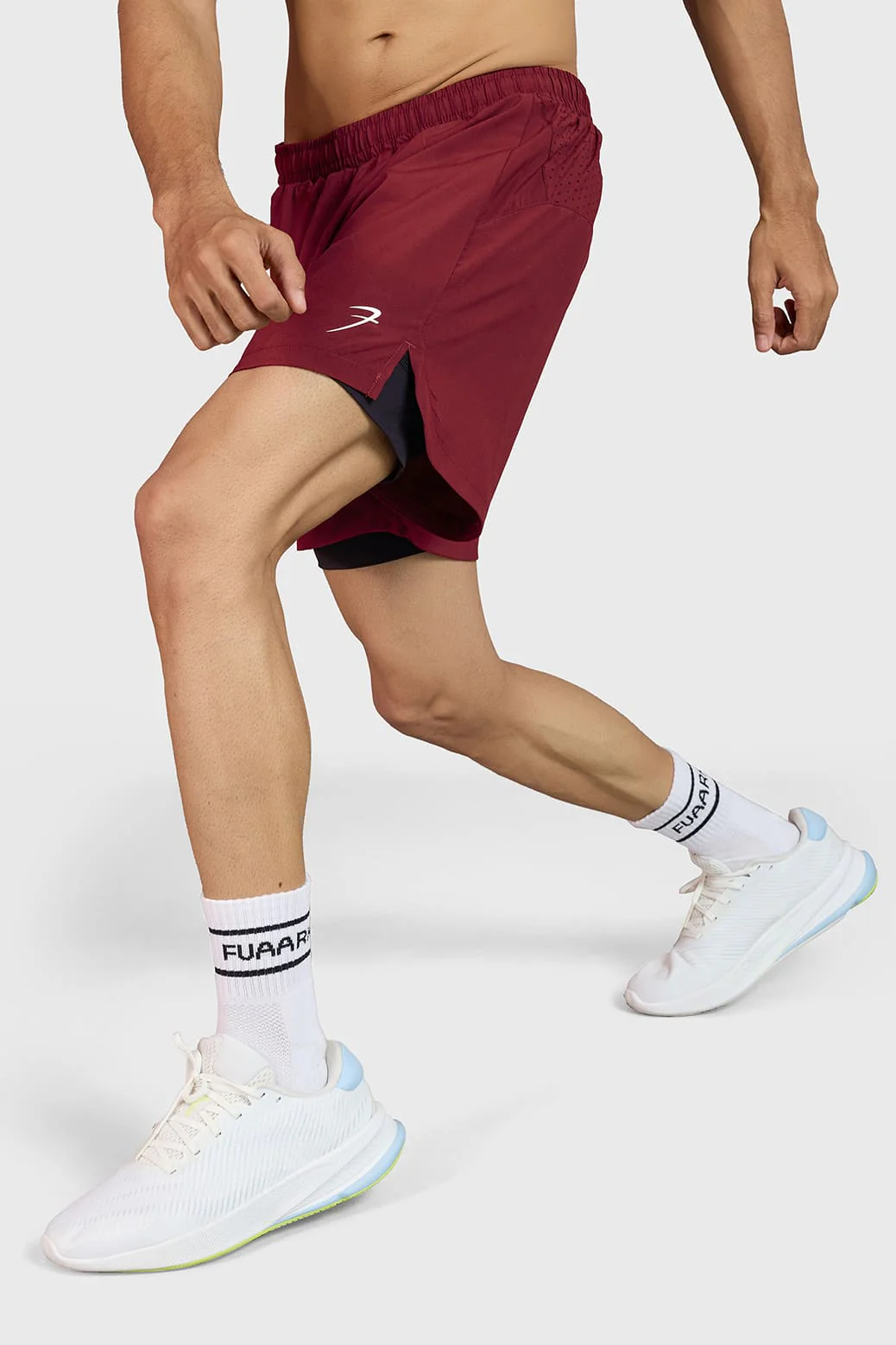 Hyper 5" Running  Shorts Maroon - Image 5