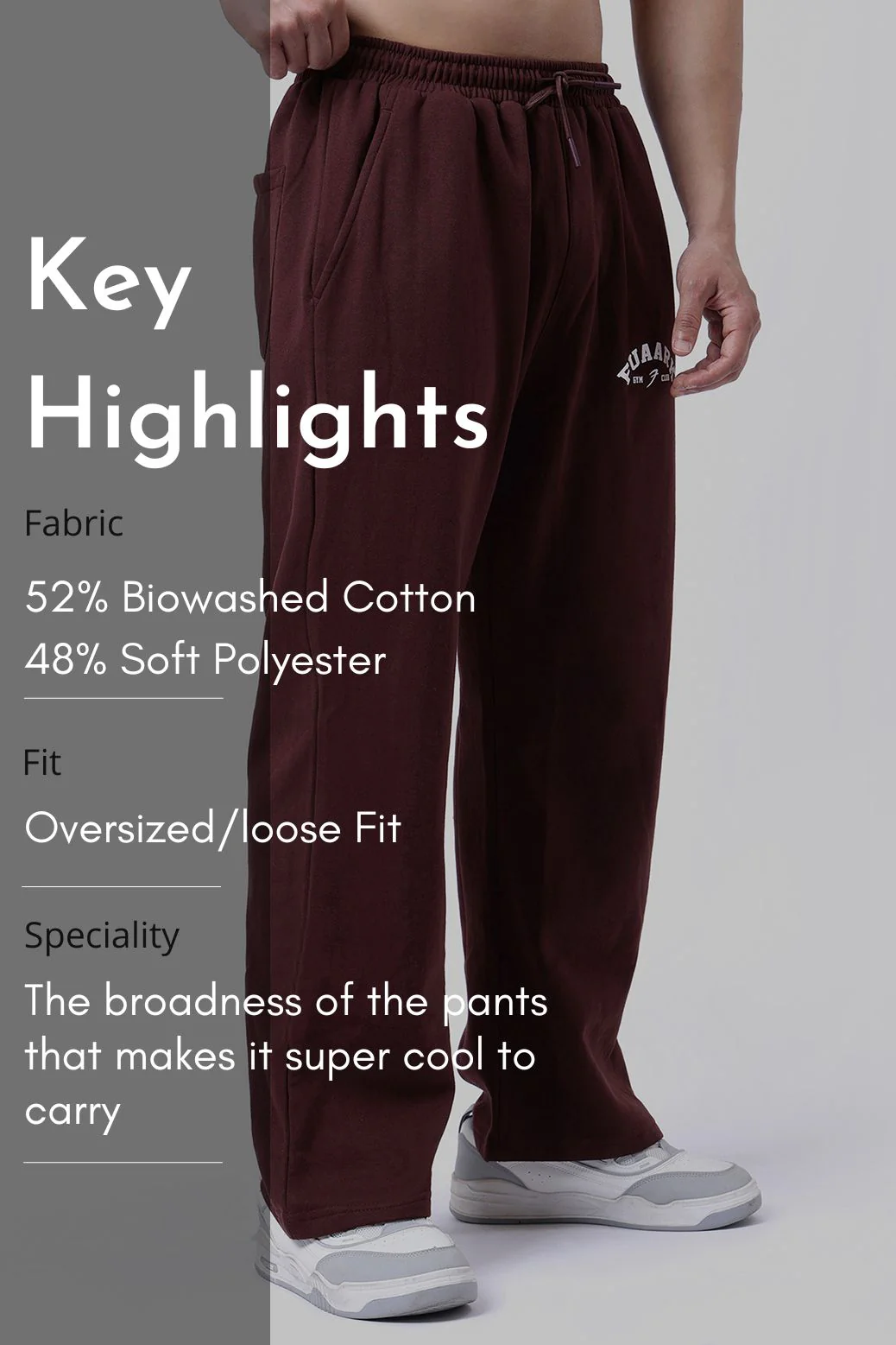 Laidback Relaxed Pants Brown - Image 8