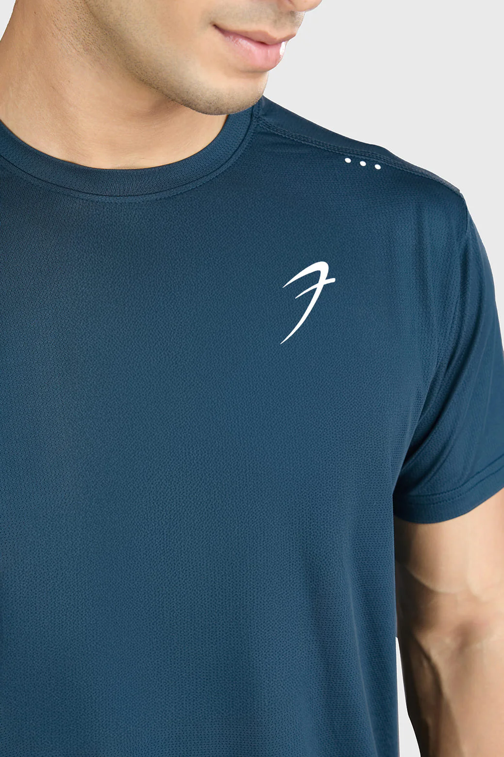 Laser Cut Running T-shirt Orion Blue - Image 3