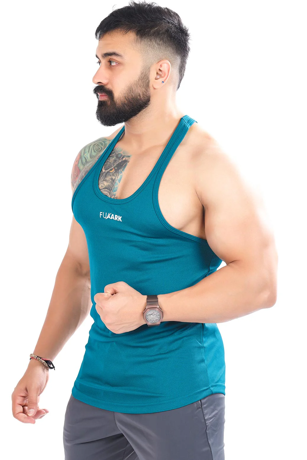 Mesh Stringer Teal - Image 4