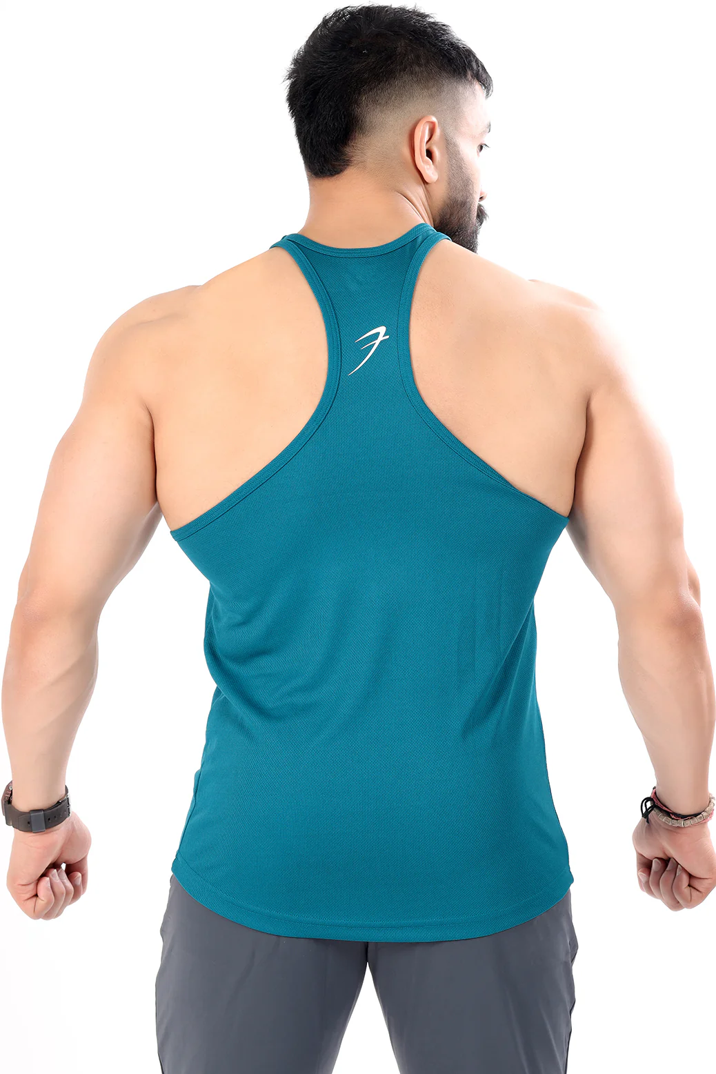 Mesh Stringer Teal - Image 6