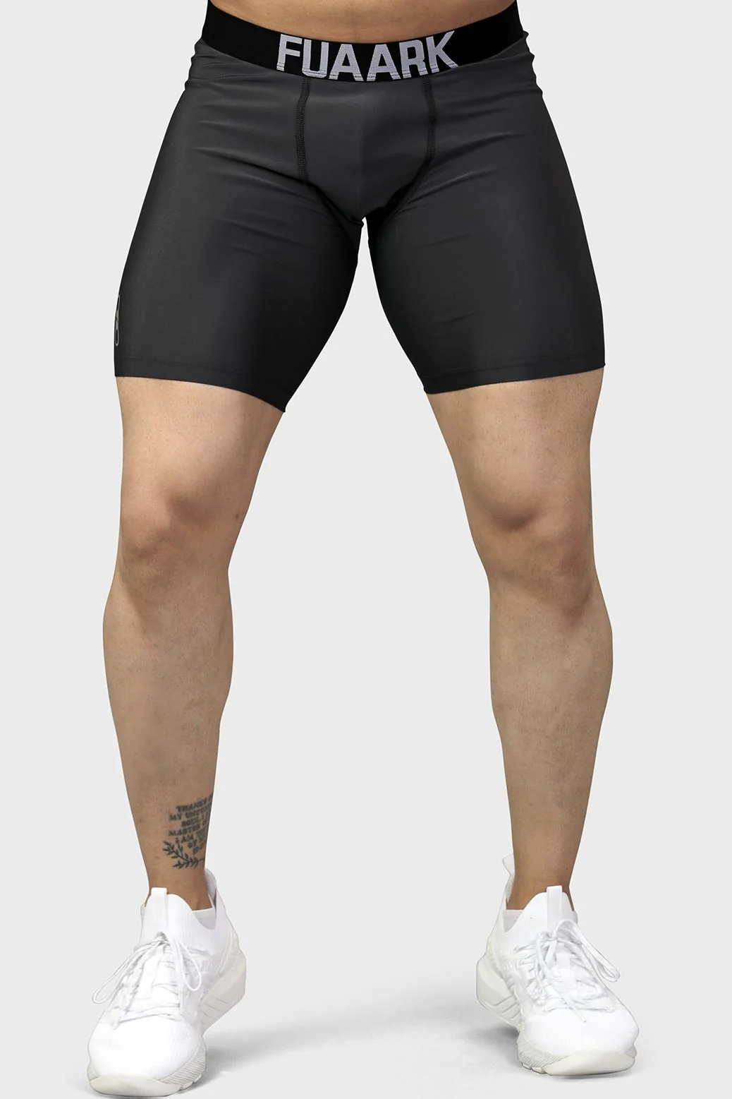 Nylon Compression Shorts Grey
