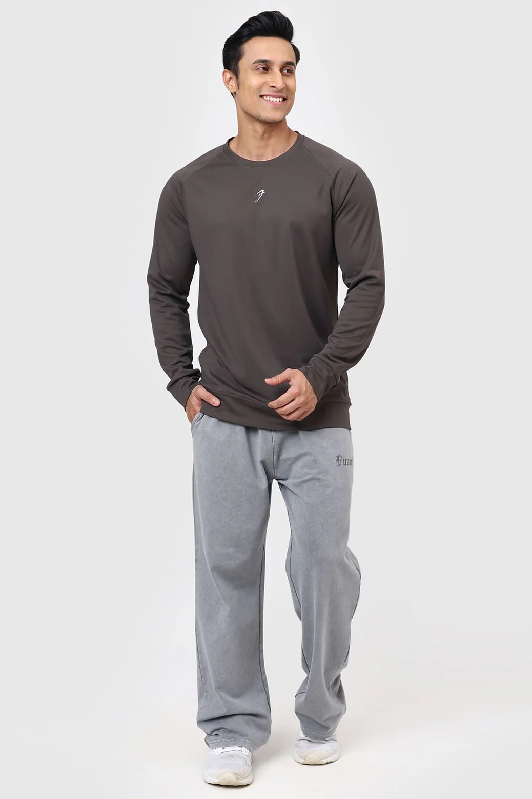 Polish Sweatshirt Dark Grey - Image 2