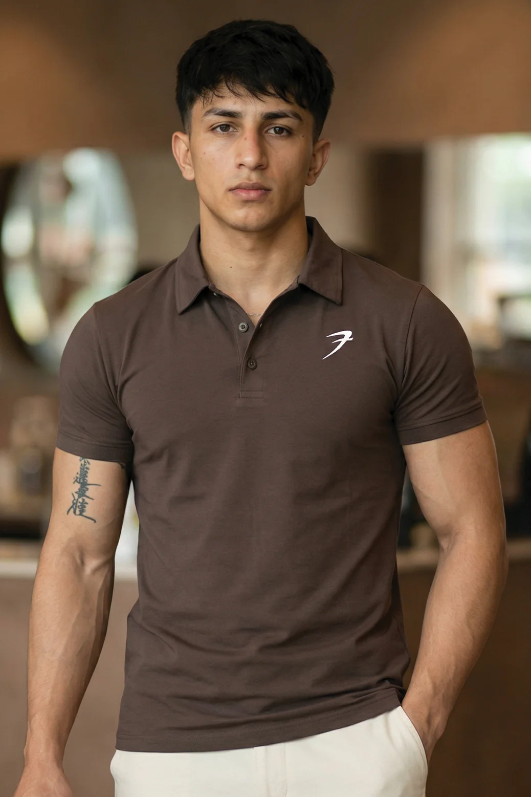 Polo T-shirt Gunmetal - Image 2