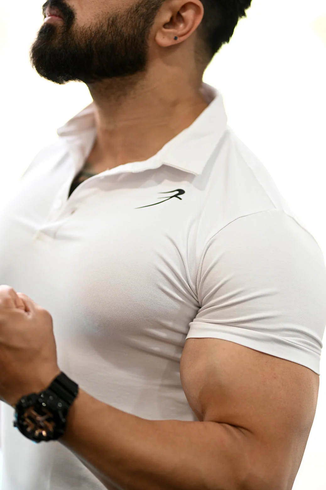 Polo T-shirt White - Image 4