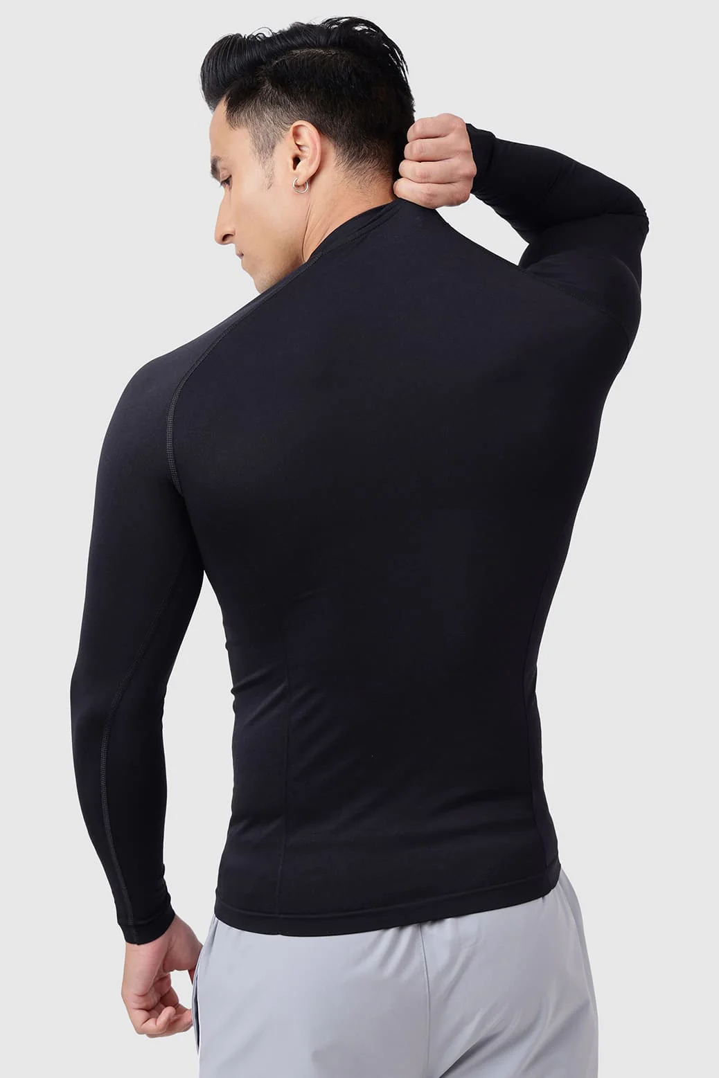 Power Seamless Fullsleeves T-shirt Black - Image 6