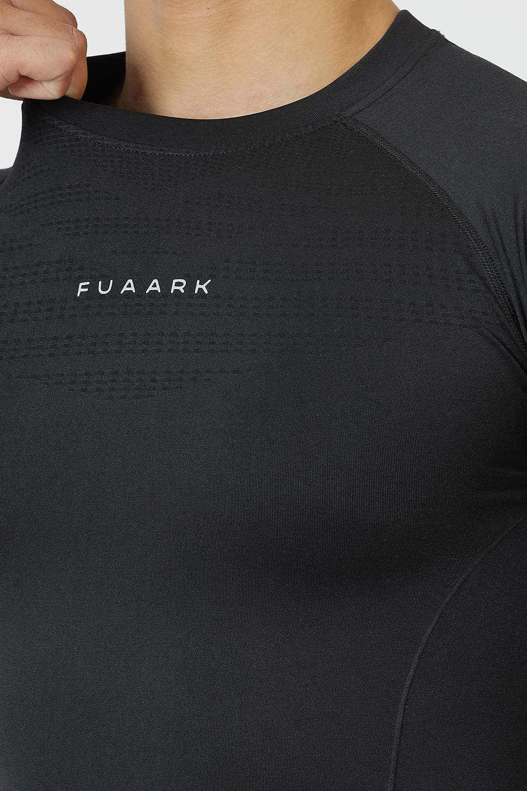 Power Seamless T-shirt Black/Fuaark - Image 5